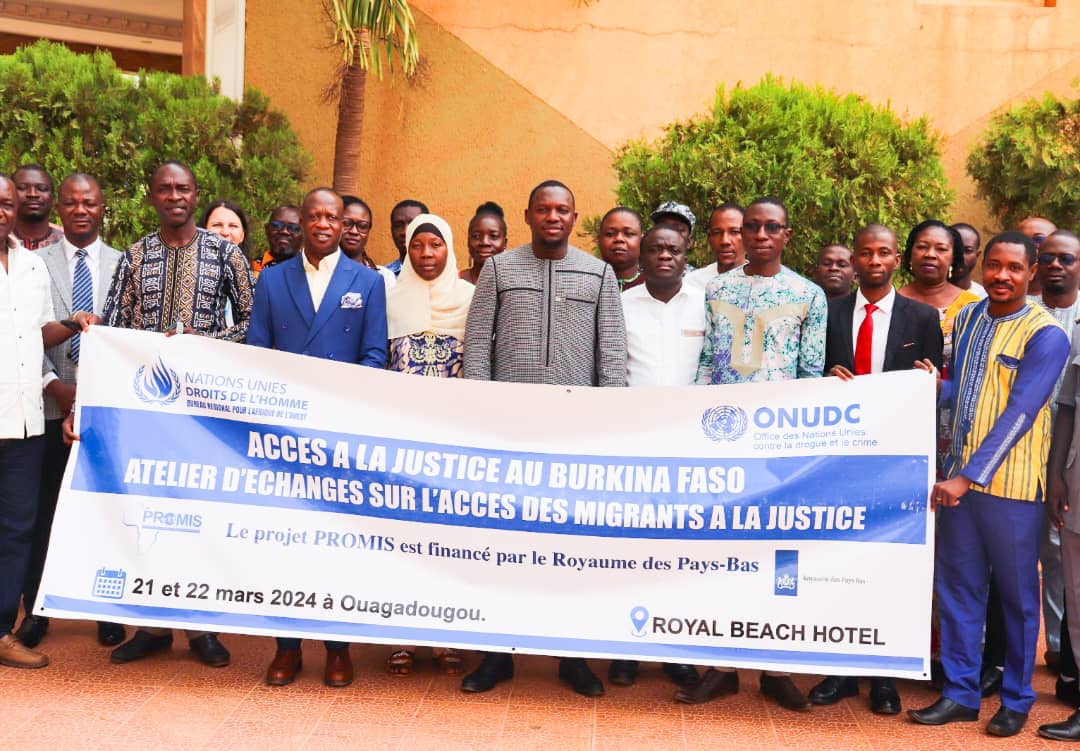 Situation des migrants au Burkina Faso : le HCDH appuie un échange sur l'accès des migrants à la justice dans le cadre du Projet PROMIS