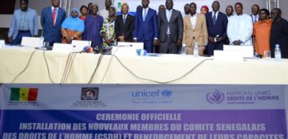 Droits de l’Homme au Sénégal : le ministre de la Justice, Ismaila Madior Fall, procède à l’installation des nouveaux membres du comité Sénégalais des Droits de l’Homme