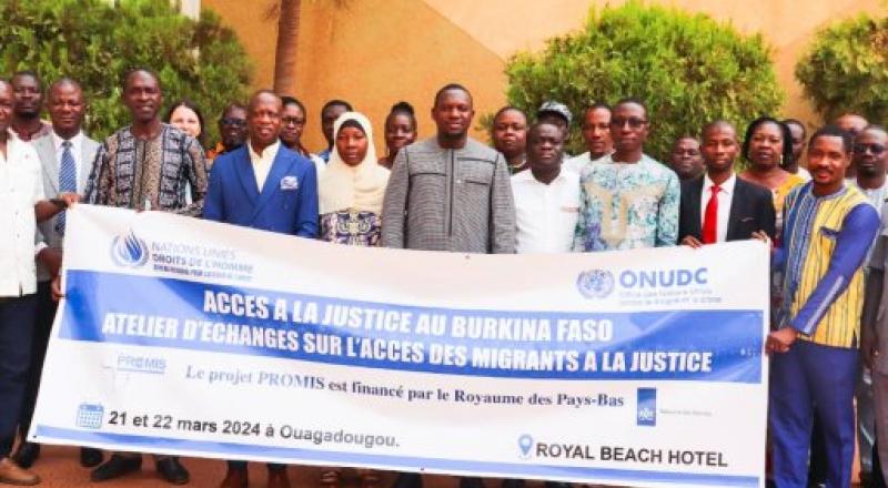 Situation des migrants au Burkina Faso : le HCDH appuie un échange sur l’accès des migrants à la justice dans le cadre du Projet PROMIS